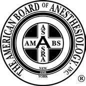 1.03 ABA TRADEMARKS AND CERTIFICATION MARKS The ABA is the owner of the following trademarks and certification marks: A. The ABA certification mark and seal: B. The American Board of Anesthesiology C.