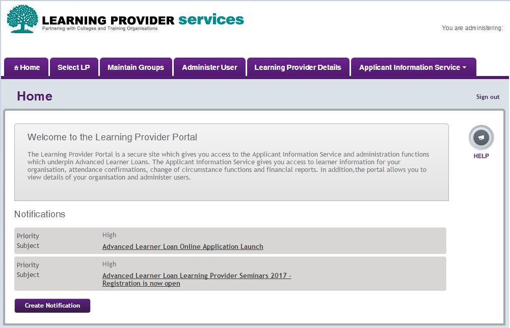 Learning Provider