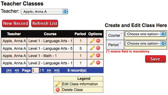 Creating Classes Organize your students into groups, or classes. Your classes may have already been set up. Click on the Create Classes under Management to check. If your class is not set up: 1.