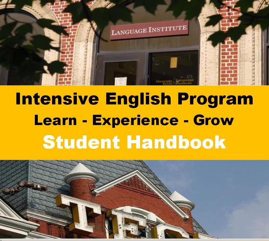 Student Handbook About the Intensive English Program