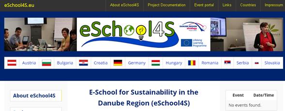Project information The network-project E-School for Sustainability in the Danube Region (eschool4s) unites 10 partners from Germany, Austria, Hungary, Slovakia, Croatia, Serbia, Bulgaria, and