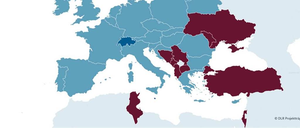 Tunisia, Turkey, Ukraine Third Countries (TC) with EU-funding: selectedcountries fromafrica, Asia, Latin America, Central Asia, Eastern Europe without