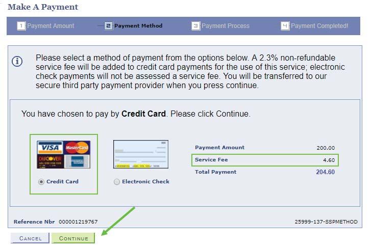 3) Enter the EMPLID/Customer Number in the space provided and then click the Make A Payment button.