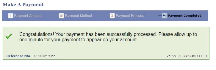 Payments made electronically may take up to 24 hours to post to a students myfsu account.