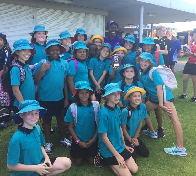 PE NEWS Recently our upper primary girls competed in the Girls Multisport Carnival.
