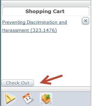 Step 4: Click on the Add to Cart button under the Action Column to select your course(s)