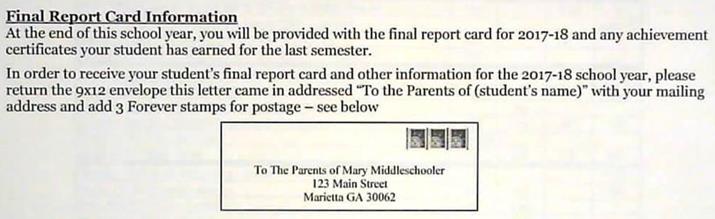 s final report card and additional school information. If you paid the $1.