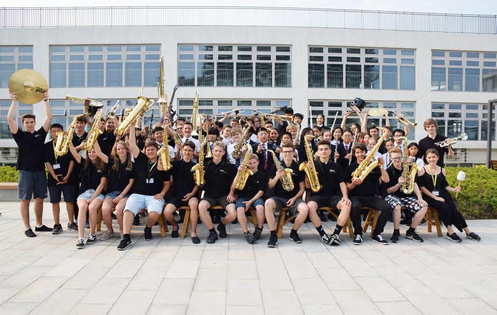 German Bigband Comes to Harrow On Wednesday Harrow welcomed the forty talented young musicians who make up the Bigband at the Albert Einstein Gymnasium in