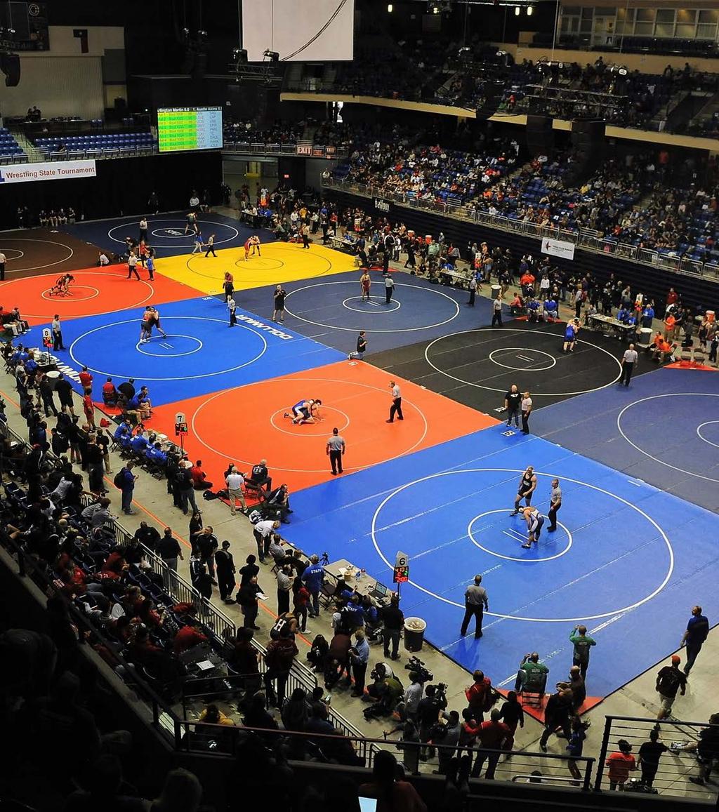 Venue Selection: Explore New Areas 2017 UIL Wrestling State Tournament