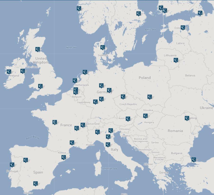 38 Universities, 24 countries Aarthus (DK) Barcelona (ES) Bergen (NO) Bologna (IT) Bristol (UK) Budapest (HU) Coimbra (PT) Dublin-Trinity (IE) Edinburgh (UK) Galway (IE) Genève (CH) Göttingen (DE)