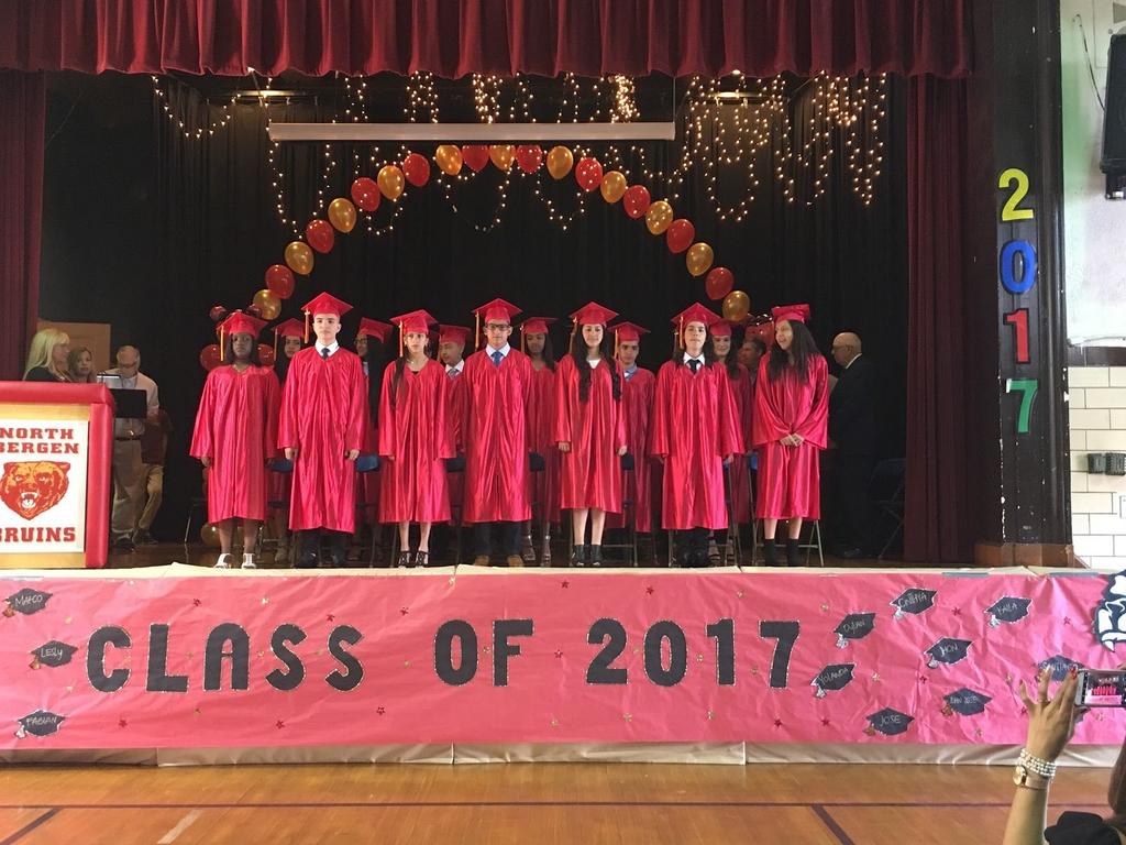 8th Grade Graduation: With bittersweet tears, the Class of 2017 made a final walk through our hallways.