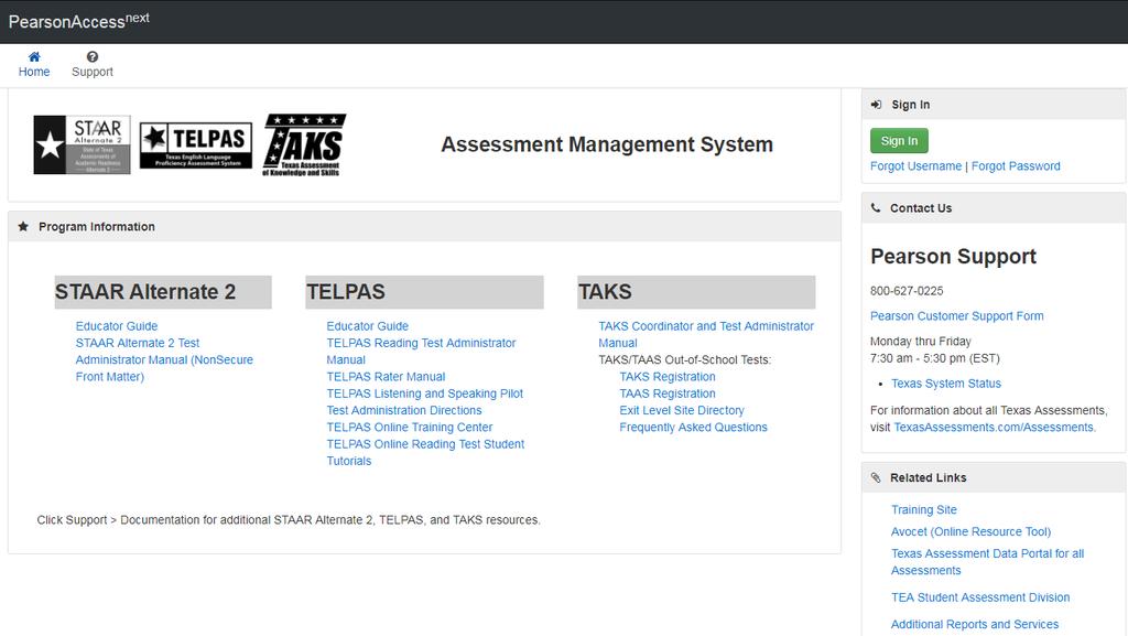 Assessment Management System tx.