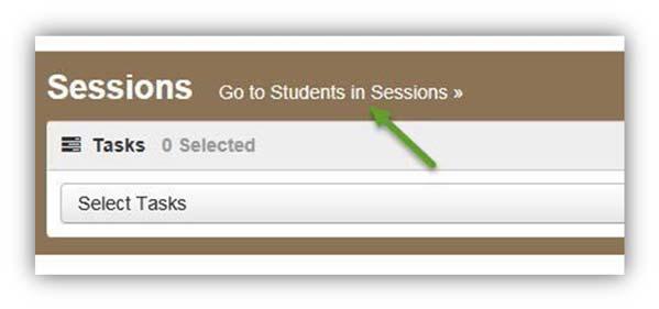Select the sessions you want to Prepare by checking the box next to the session name.