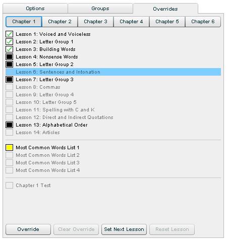 Overrides Student Overrides can be viewed when adding or editing a student. From the Add Student screen or Edit Student screen, click on the third tab, called Overrides.