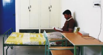 HOSTEL FACILITIES Modern residential facilities available for men