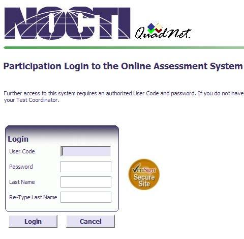 Verify that all students have the Welcome page displayed on their screen. SAY Click on the Take an assessment link located under the What do you want to do? heading.