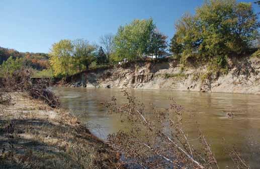 Excess sediment can adversely affect the ecosystems of rivers and lakes. Assistant Professor Karen B.