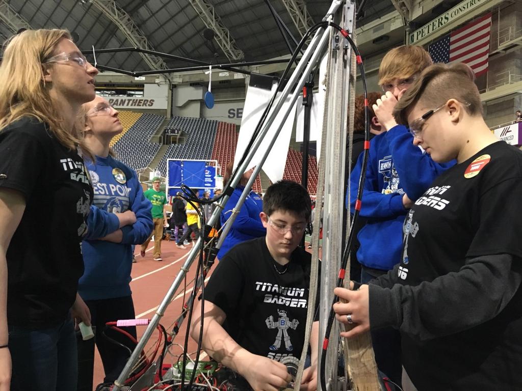 Robotics Club News The Titanium Badgers of Bennington High School participated in the FIRST Robotics Competition for our third season.
