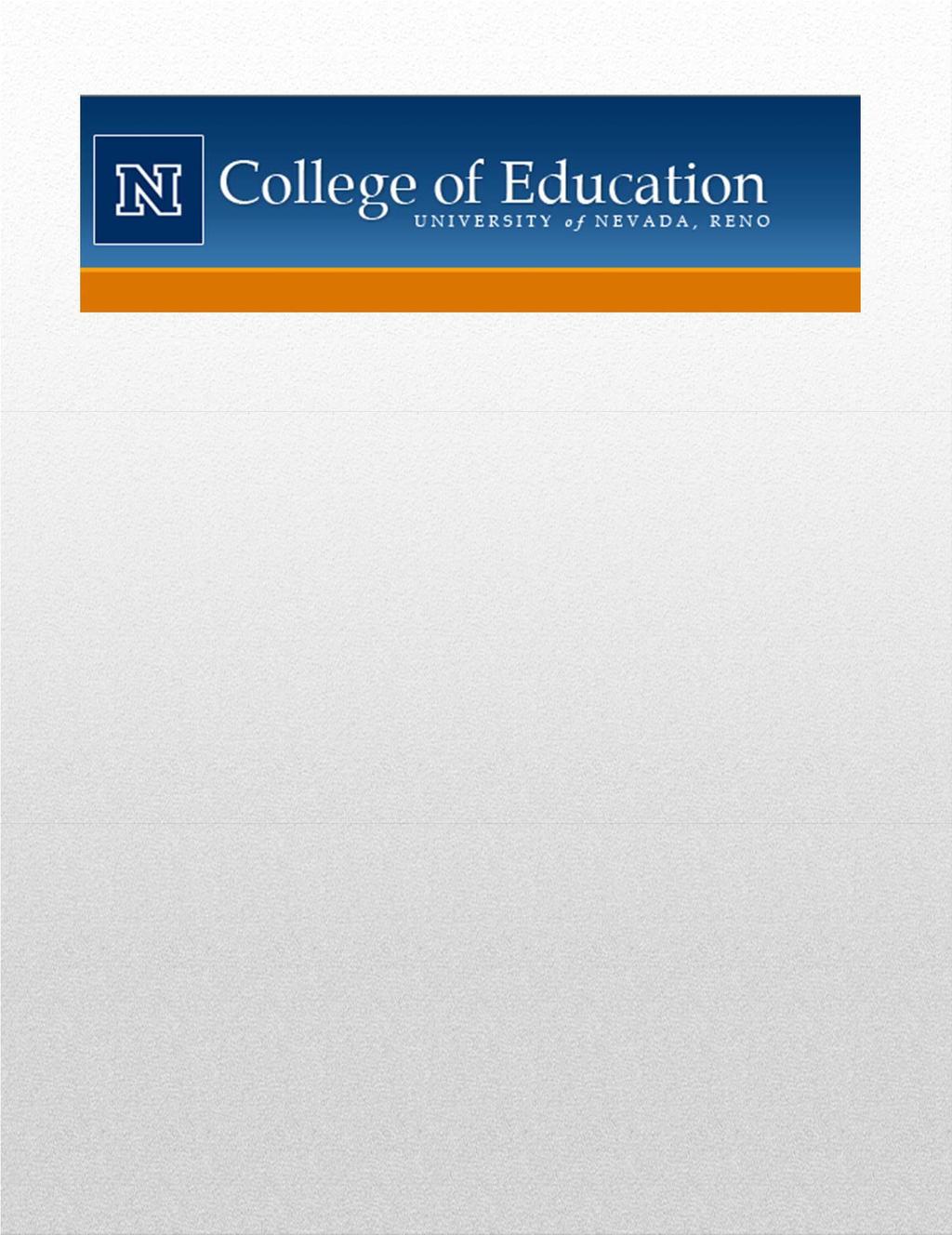 Master s Degree in Educational Leadership: Higher Education Program Description and Handbook College of Education Mailstop 0283 University of