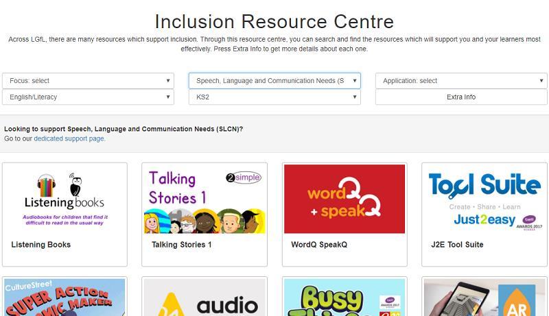 Launched April 2018 - New Inclusion Website Get list of relevant