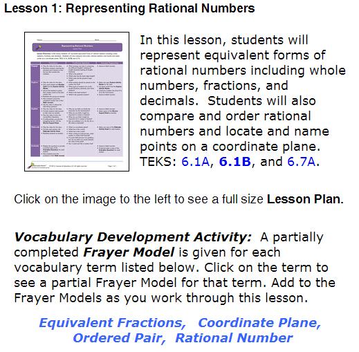 How do I access the lesson plan and vocabulary development activities?