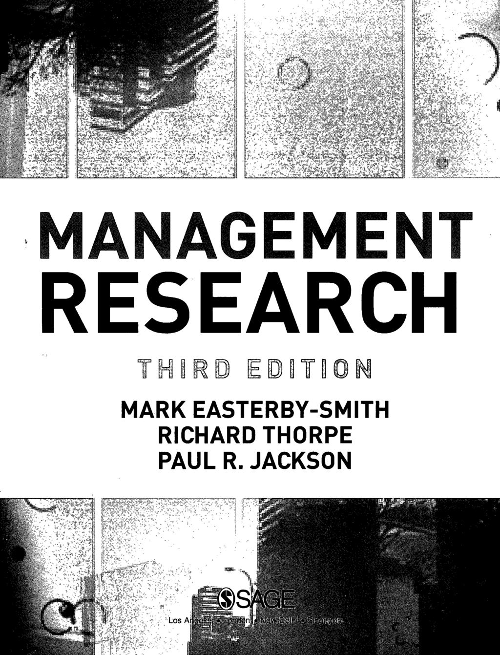 *. ' : ; 1 MANAGEMENT RESEARCH MARK