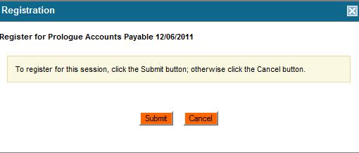 6. Select the Submit button on the