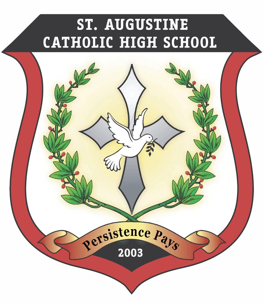 SAINT AUGUSTINE CATHOLIC HIGH SCHOOL PERSISTENCE PAYS Course Catalog 2018-2019 This course catalog contains brief descriptions of the courses offered at Saint Augustine Catholic High School.