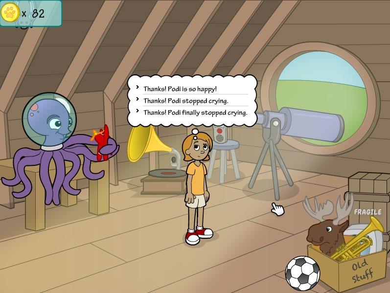 Games can take advantage of adaptive assessment. Evidence-based online game Zoo U assesses and improves children s social and emotional learning skills.