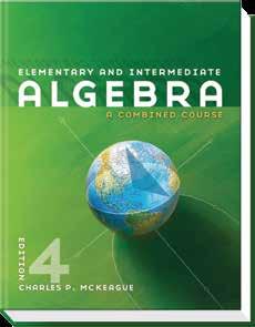 Elementary and Intermediate Algebra McKeague Fourth Edition 2012 Intermediate Algebra McKeague Ninth Edition 2012 Elementary and Intermediate Algebra Tussy n Gustafson Fifth Edition 2013 Intermediate