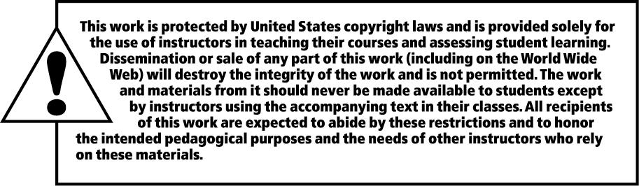 Copyright 2012 Pearson Education, Inc., One Lake Street, Upper Saddle River, NJ 07458. All rights reserved. Manufactured in the United States of America.