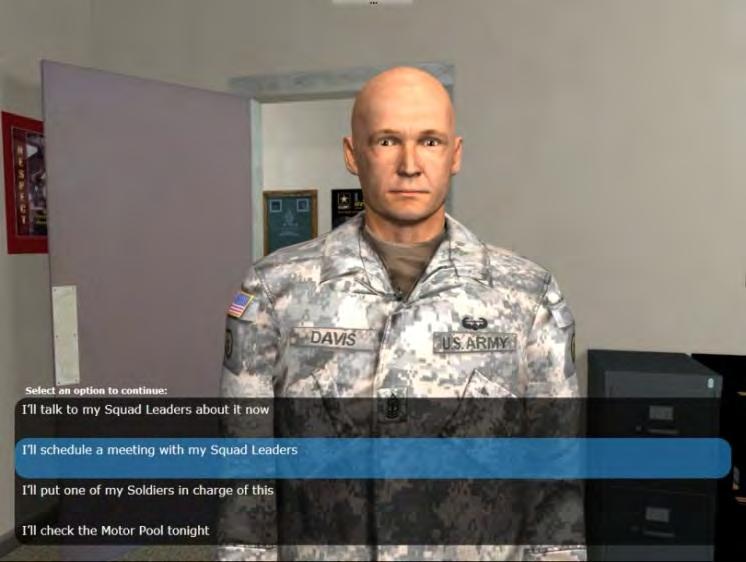 Examples of Simulation Gameplay The following screenshots from the