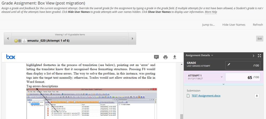 13. Marking Providing marks and feedback through Blackboard is done via the Grade Centre.