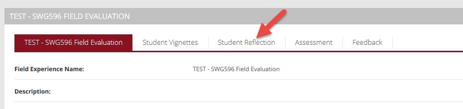 FINAL EVALUATION: SUBMITTING THE STUDENT REFLECTION 1.