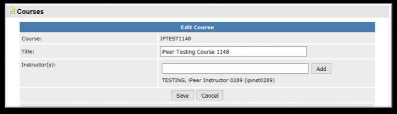 To share a course with another instructor 1. Click on the Courses Tab. 2.