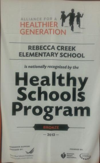 Our nurse was invited to attend two conferences, Healthy Schools and Fuel Up to Play 360, and accepted the Healthy Schools Bronze Award on behalf of RCES.