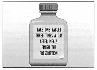 2 A Take the tablets regularly until the bottle is empty.