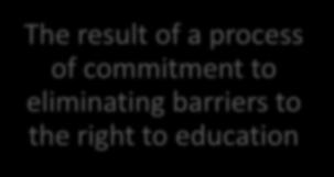 barriers to the right to education A principle that