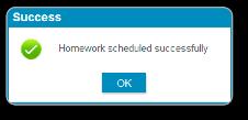 You can also create new homework by clicking on the Create new homework button and following the steps above. 3.2.