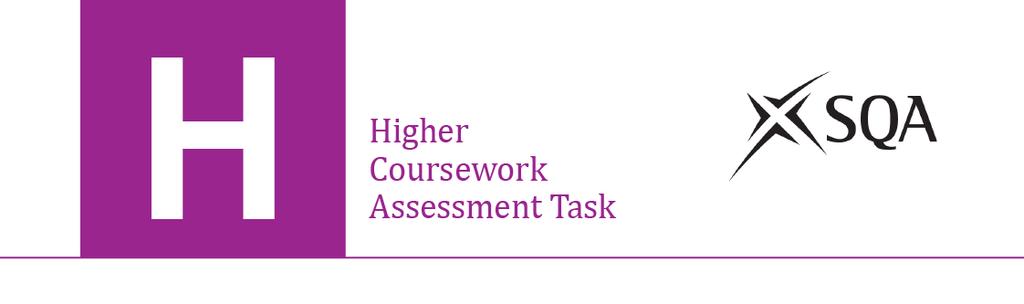 Higher English Portfolio writing and Performance spoken language Assessment tasks This document provides information for teachers and lecturers about the coursework component of this course in terms
