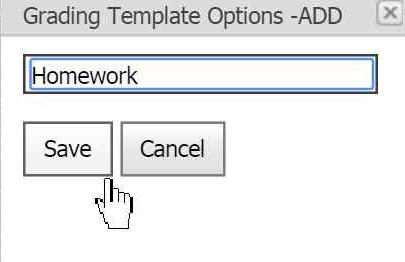 preferences. At the bottom of this panel is a drop-down menu which will allow you to add or delete a template.