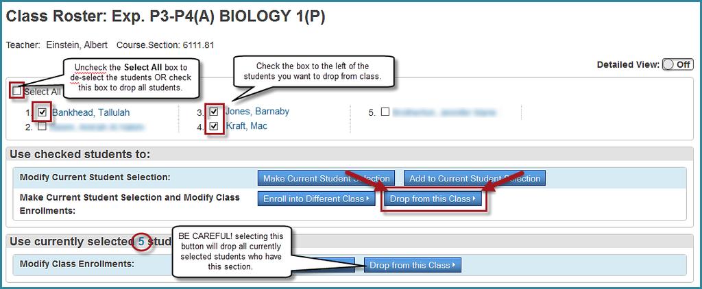 On the Start Page, click Teacher Schedules. 2. Select a teacher s name. 3.
