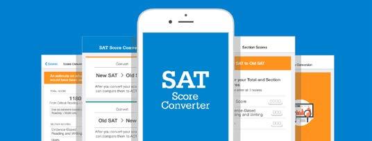 Understanding Your Score Report Equivalent Scores The College Board has built a conversion calculator to help students, parents, and colleges compare New SAT, Old SAT, and ACT Scores.
