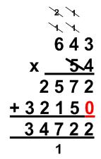 In these examples children need to understand that the decimal points are always written underneath each other when using column addition.