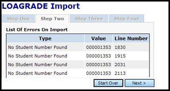 Navigation: StudentInformation Management Import/Export LOAGRADE Import See Import/Export End User Documentation for detail Trainer