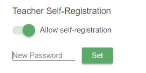 Option: Allow Teachers to Self-Register Themselves If your role as an Administrator is less hands-on, and you want to just allow the teachers to register themselves into the LMS, follow these simple