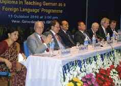 Dipoma in Teaching German as a Foreign Language (DTC) IGNOU, in coaboration with the Max Mueer Bhavan, Goethe-Institute and University of Vienna, offers this programme in Dehi, Bangaore, Mumbai,