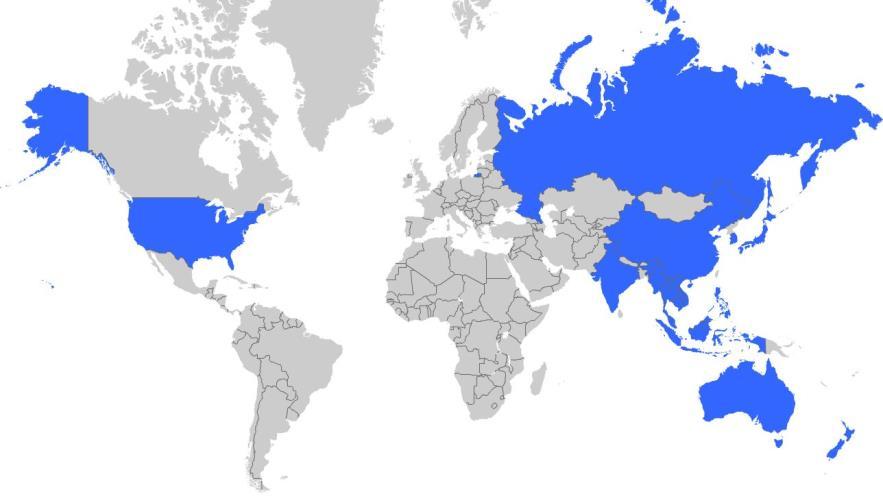 Participating countries Australia, Brunei Darussalam, Cambodia, China, India, Indonesia, Japan, Korea,