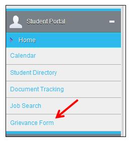 3. Click Grievance Form on the left column 4. Fill out the form and click the Submit button.