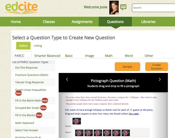 How to Create a New Question 1. From the top navigation bar, click Questions and then Create New Question. 2.
